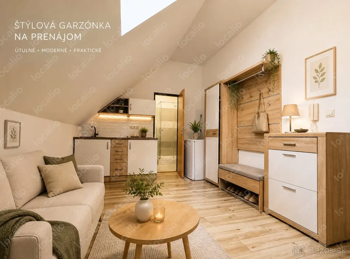 Na prenájom útulná garsónka priamo v centre Žiliny, 400